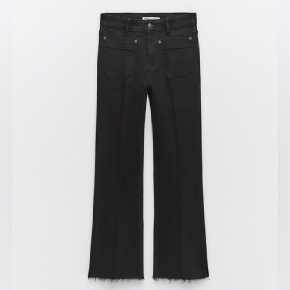 Zara High Waisted Mini Flares
